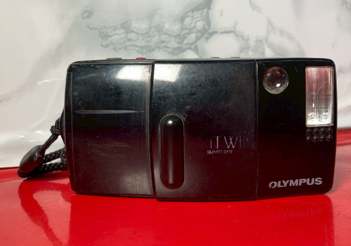 1円~ OLYMPUS オリンパス AF-1 TWIN 35mm/70mm コンパクト フィルムカメラ 現状品拍卖