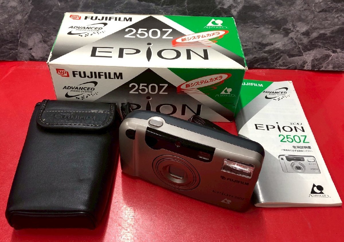 ● FUJIFILM 富士フイルム EPION 250Z SUPER-EBC FUJINON ZOOM 25-55mm コンパクト フィルムカメラ ケース・説明書・箱付き 動作可拍卖