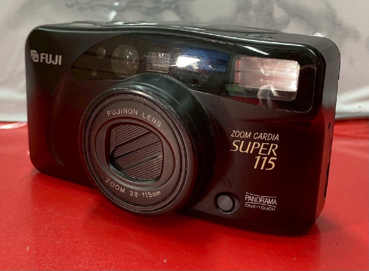 ● FUJI フジフィルム ZOOM CARDIA SUPER 115 FUJINO LENS ZOOM 38-115mm フィルムカメラ コンパクト (通電可)拍卖