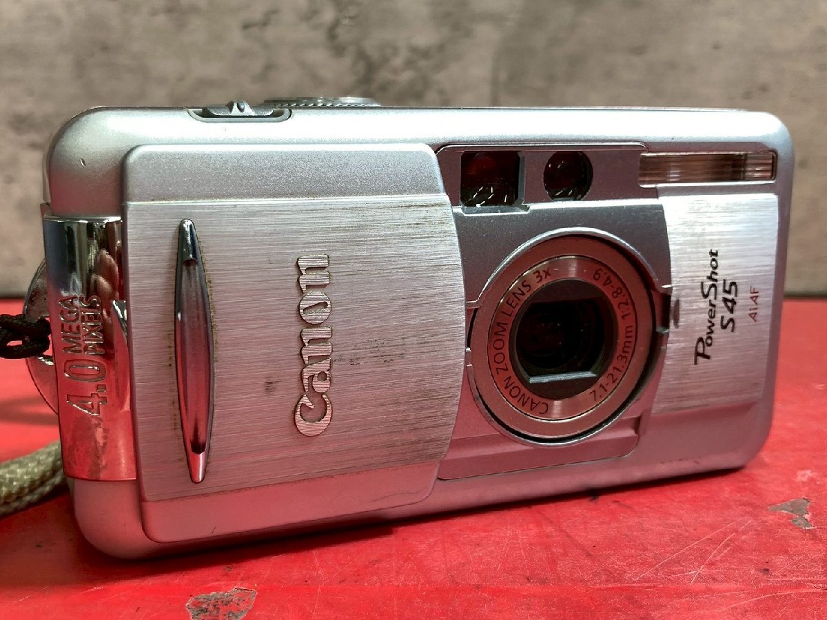 ● CANON キャノン PowerShot S45 CANON ZOOM LENS 3x 7.1‐21.3㎜ 1:2.8‐4.9 コンパクト デジタルカメラ コンデジ 拍卖