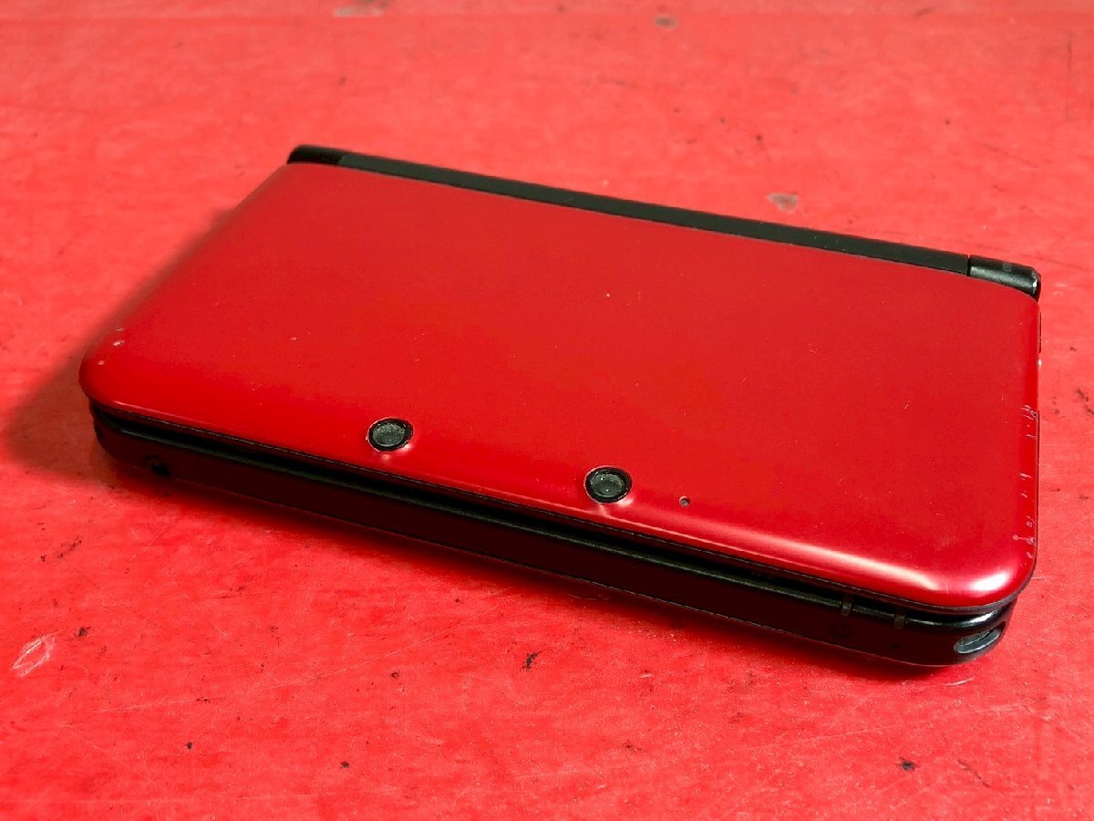 1円~ Nintendo 任天堂 ニンテンドー3DS LL レッド×ブラック 本体のみ 現状品 (通電可)拍卖