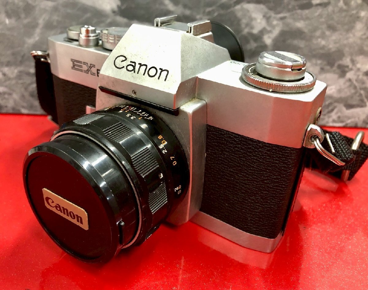 ● Canon キヤノン EXEE QL CANON LENS EX 50mm 1:1.8 120593 35mm 一眼レフ フィルムカメラ 現状品拍卖