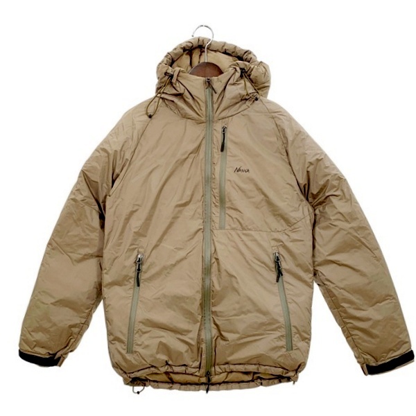 NANGA ナンガ オーロラダウンジャケット ブルゾン フーディー AURORA DOWN JACKET 防寒 メンズ Lサイズ カーキ系 アウター DM17280■拍卖