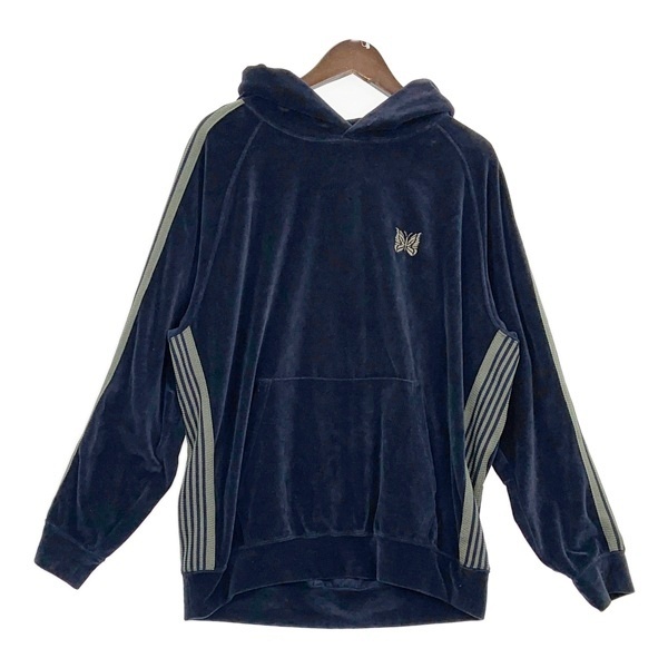 Needles ニードルズ ベロア パーカー ジャージ トラックフーディー Track Hoody PE Velour L0235 メンズ Lサイズ トップス DM17292■拍卖