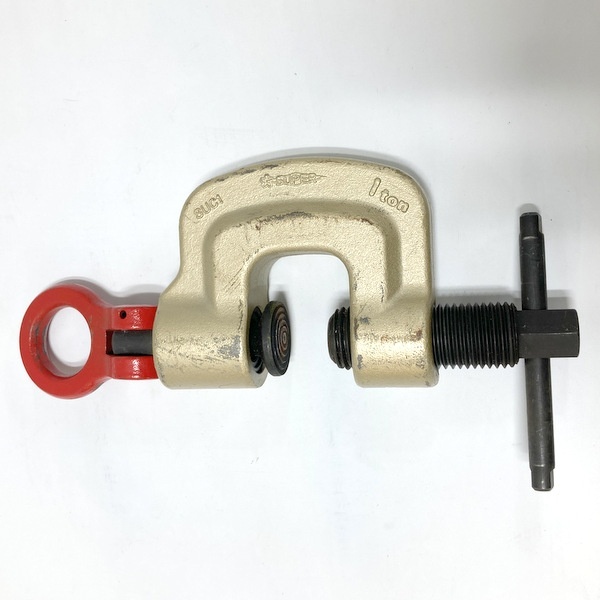 SUPERTOOL スーパーツール スクリューカムクランプ 自在型 SUC1 1ton 吊クランプ 引張り治具兼用型 スイベルタイプ ≡ DT6847拍卖