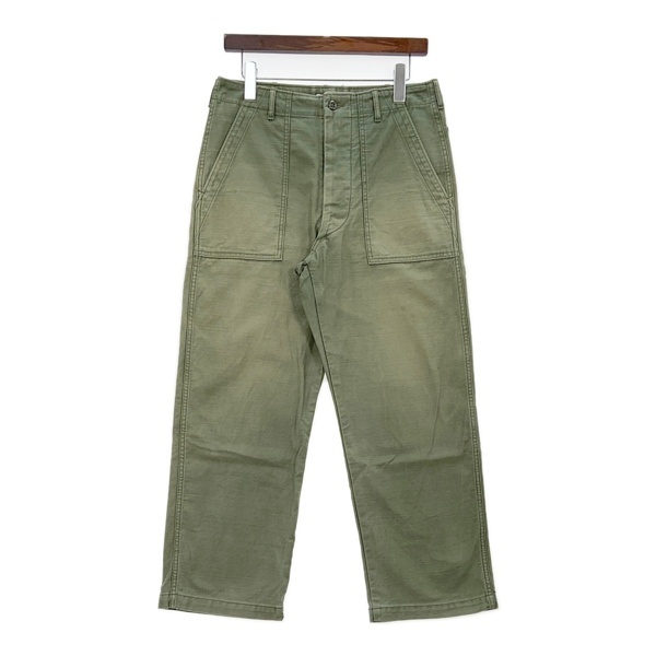 WTAPS ダブルタップス ベイカーパンツ カーゴ トラウザーズ ワーク WMILL TROUSER BRDT-PTM01 メンズ サイズ01 カーキ ボトムス DM17343■拍卖