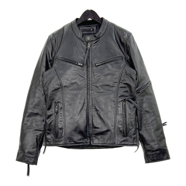 Liugoo Leathers リューグーレザーズ シングルライダース レザージャケット CW-R-5 ライナー付き メンズ Mサイズ アウター DM17382■拍卖