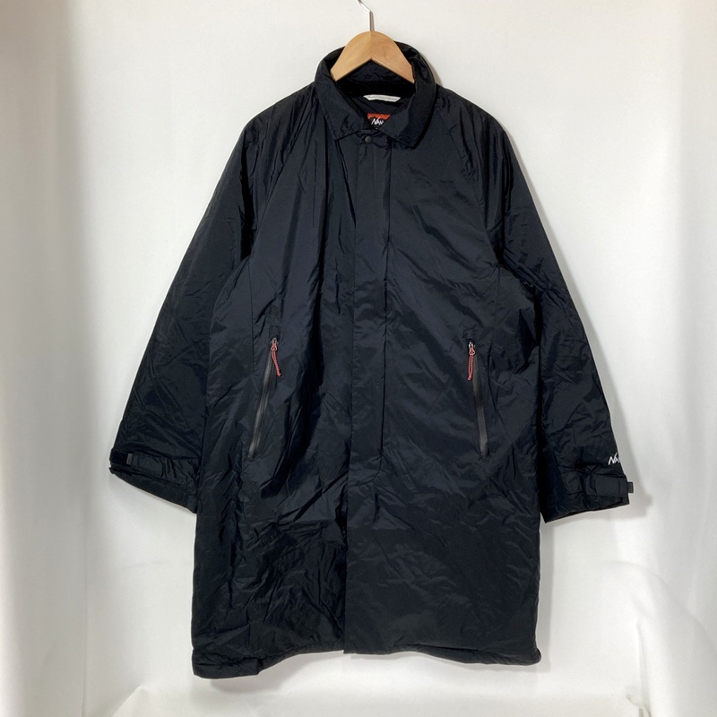 NANGA ナンガ ステンカラーコート ダウンコート ND2241-1C008 オーロラ 古着 メンズ Lサイズ ブラック アウター A15176◆拍卖