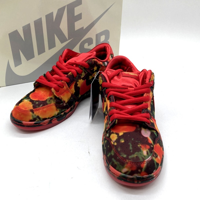 NIKE SB ナイキ SB オズの魔法使い スニーカー Dunk Low ダンク ロー ポピーフィールド FZ1291-600 タグ付 箱付 新品同様 28cm 靴 B15189◆拍卖