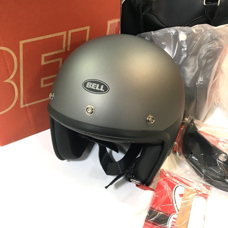 BELL ベル Cudtom 500 DLX Thunderclap ジェットヘルメット 除菌消臭済 Mサイズ グレー ブラック オートバイ バイク用品 ◇TA3631拍卖