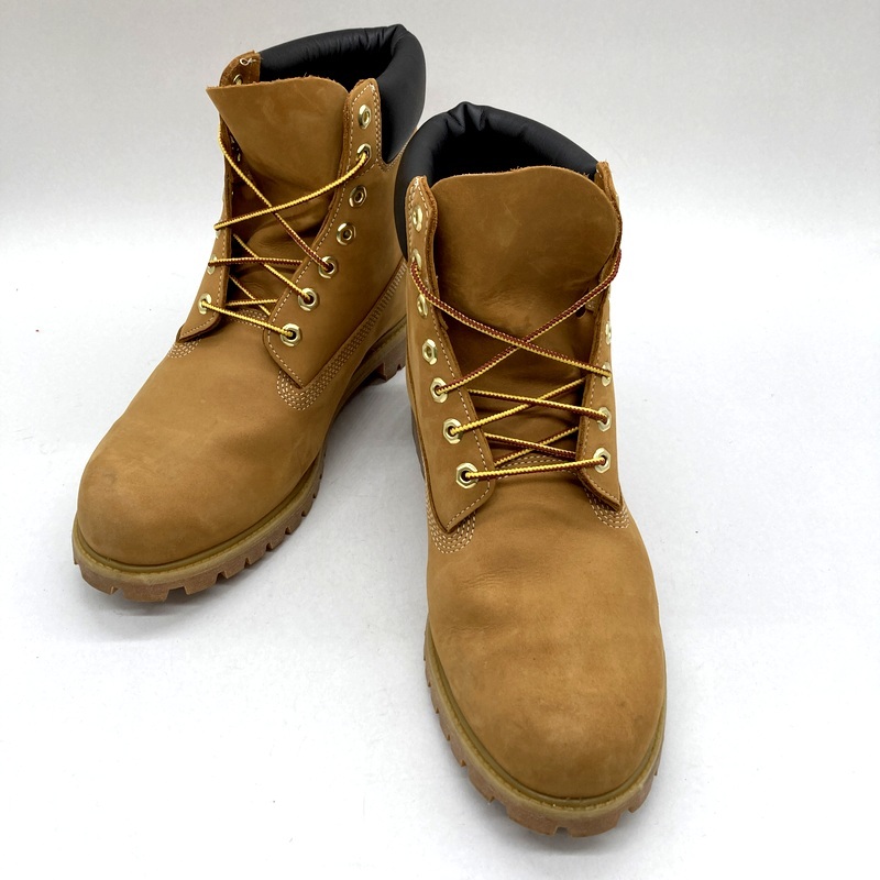 Timberland ティンバーランド ブーツ イエローブーツ 10061 ウォータープルーフ シューズ アウトドア メンズ 30cm ブラウン 靴 B15198◆拍卖