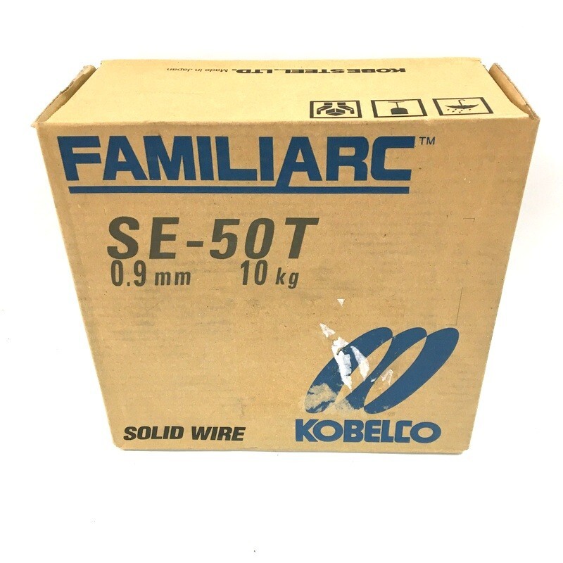 未使用 KOBELCO コベルコ 神戸製鋼 FAMILIARC ソリッドワイヤ SE-50T 0.9mm 10kg 溶接ワイヤ △ DW3635拍卖