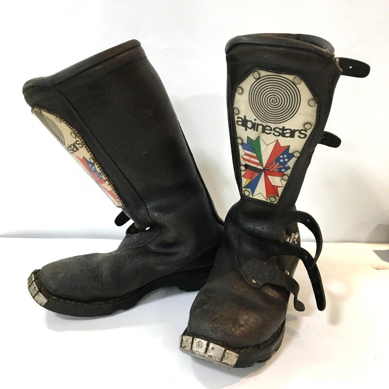 Alpinestars アルパインスターズ バックルブーツ サイズ43 ジャンク 訳あり 返品不可 ビンテージ ヴィンテージ バイク用品 ◇TA3699拍卖