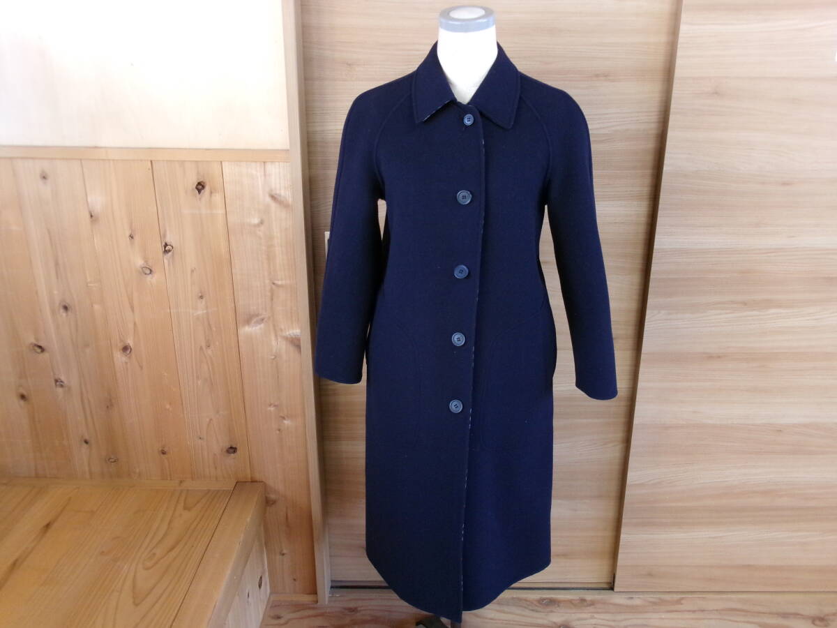 現状品 Burberrys ウールコート FT082-691-32 9AB2 毛100% バーバリー シミ・ほつれ有 コート 激安1円スタート拍卖