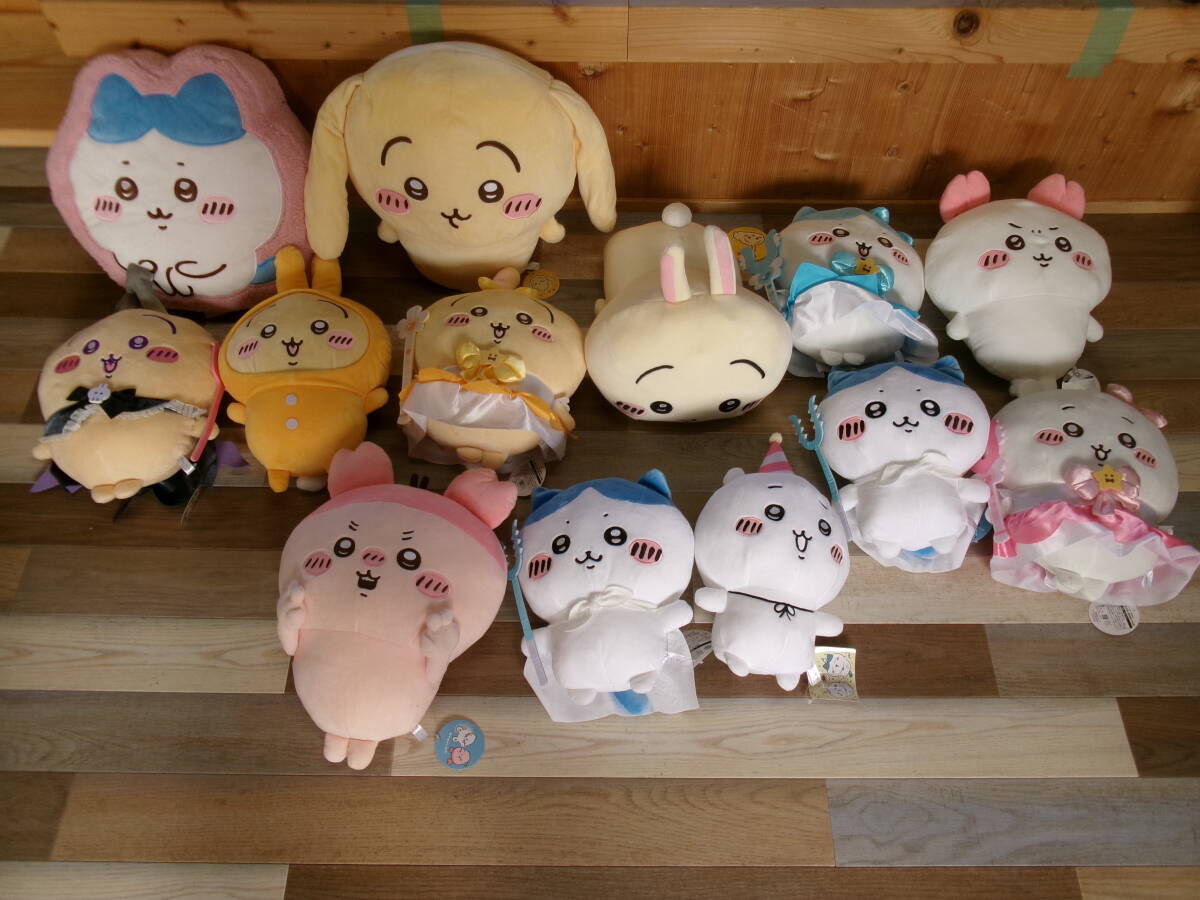 【商品詳細必読】 3 雑貨 ちいかわ クッション ぬいぐるみ グッズ ハチワレ うさぎ など おまとめ 激安1円スタート拍卖