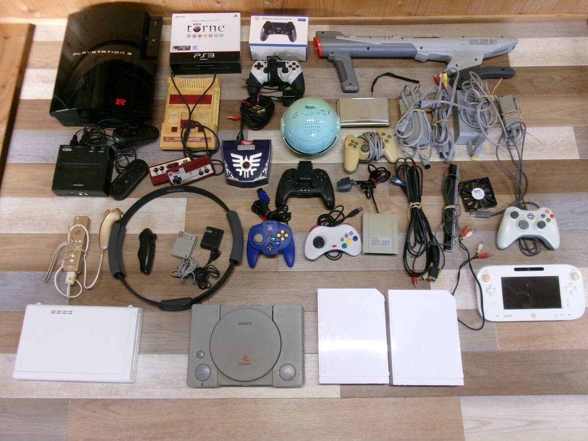 【商品詳細必読】4 小家電 ゲーム機 PS3 ファミコン コントローラー Wii など おまとめ 激安1円スタート拍卖