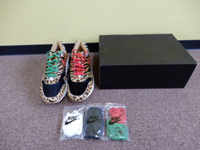 未使用 NIKE AIR MAX 1 DLX 28cm AQ0928-700 ナイキ エア マックス 1 デラックス スニーカー 外箱わずかなつぶれ有 激安1円スタート拍卖