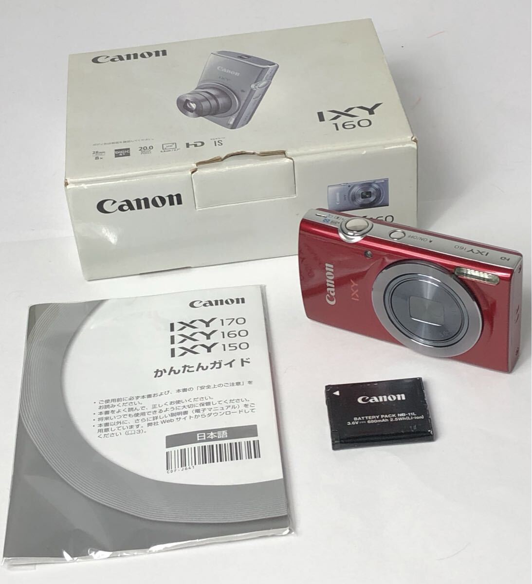 Canon IXY 160 キャノン コンパクトデジタルカメラ デジカメ ジャンク ①拍卖