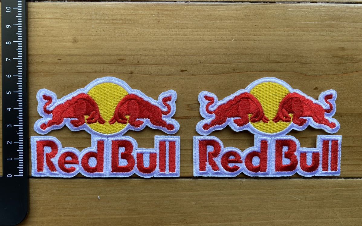 レッドブル 刺繍 ワッペン アイロン 2枚組 送料込み拍卖