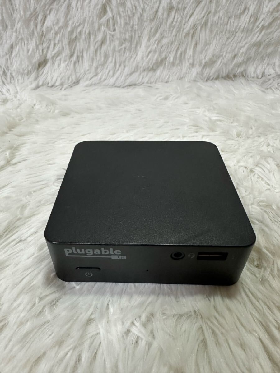 【1円から】 (LQK07) Plugable USB-C ドッキングステーション 85W 充電機能付き コンパクトサイズ 通電確認済み 中古拍卖