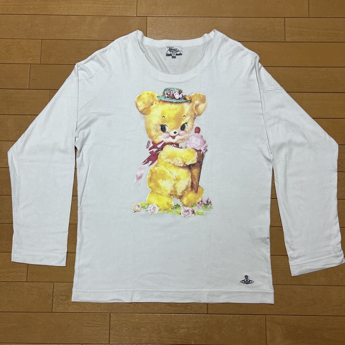 ☆VivienneWestwood MANクリーピーベアロンT/サイズ46★拍卖