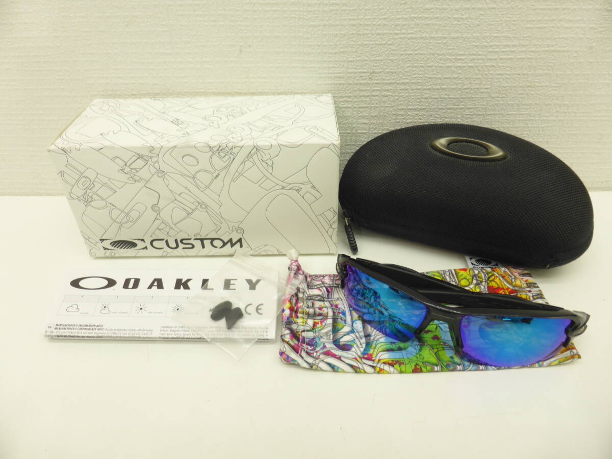 小物祭 オークリー サングラス カスタム フラック2.0 美品 保管品 OAKLEY Custom FLAK拍卖