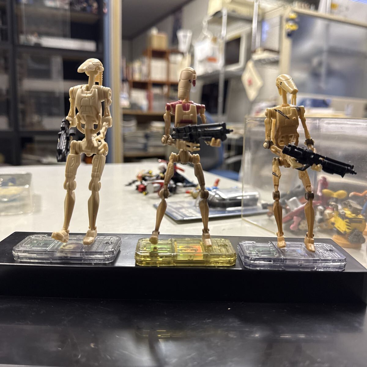 スターウォーズ バトルドロイド アクションフィギュア STAR THE フィギュア 3本セット拍卖