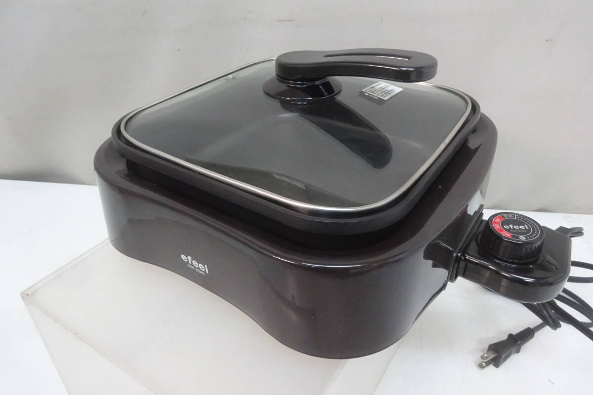 ★590)グリル鍋・アイリスオーヤマ「EGP-2020」 箱なし、説明書あり※中古品/動作OK/使用感現状品■80拍卖