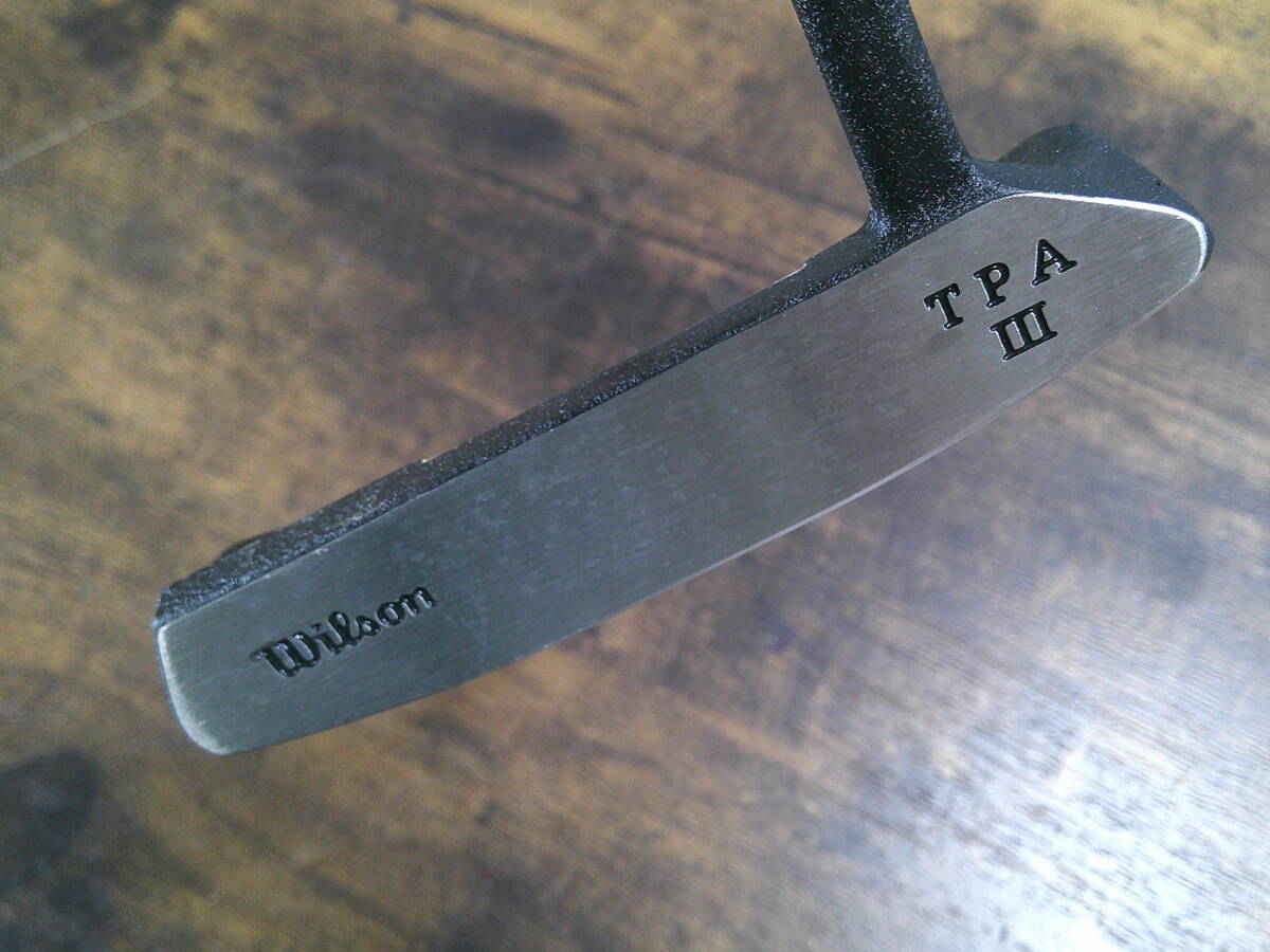 ▼(502)パター・ウィルソン「Wilson/TPA Ⅲ」/サイズ(約)86.5㎝【34インチ】/総重量-約440g ※使用感現状品 ■120拍卖
