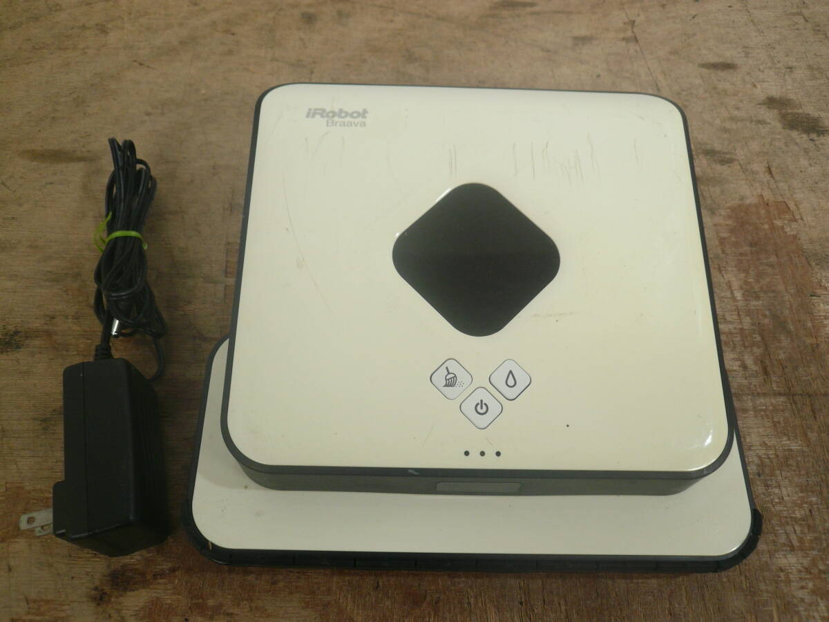 ♪iRobot アイロボット Braava ブラーバ 床拭きロボット掃除機 380j 通電確認 送料は説明欄※ジャンク品扱い ■60拍卖
