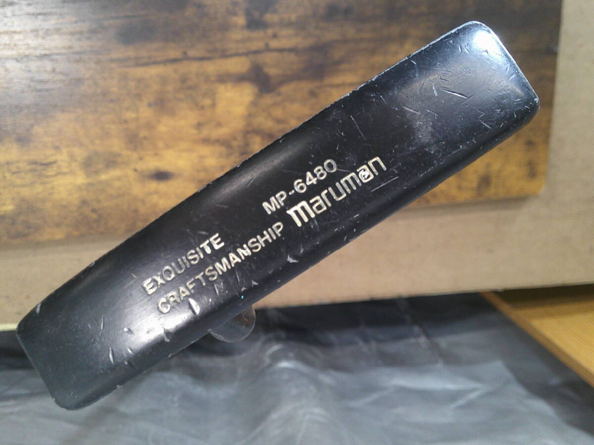 ▼(505)パター・マルマン「maruman/MP-6480/EXQUISITE/CRAFTMANSHIP」/サイズ(約)82.5㎝【32インチ】/総重量-約460g ※現状品 ■120拍卖