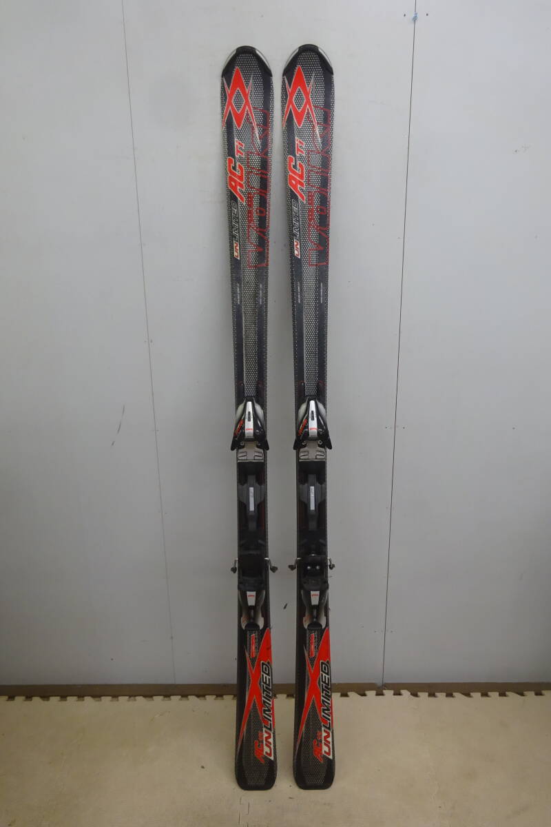★1)スキー・フォルクル「Vlkl/UNLIMITED AC-Ti」 170cm /MARKER-MOTIN LT「開放値3-10」※キズ多数/滑走未確認ジャンク■170拍卖