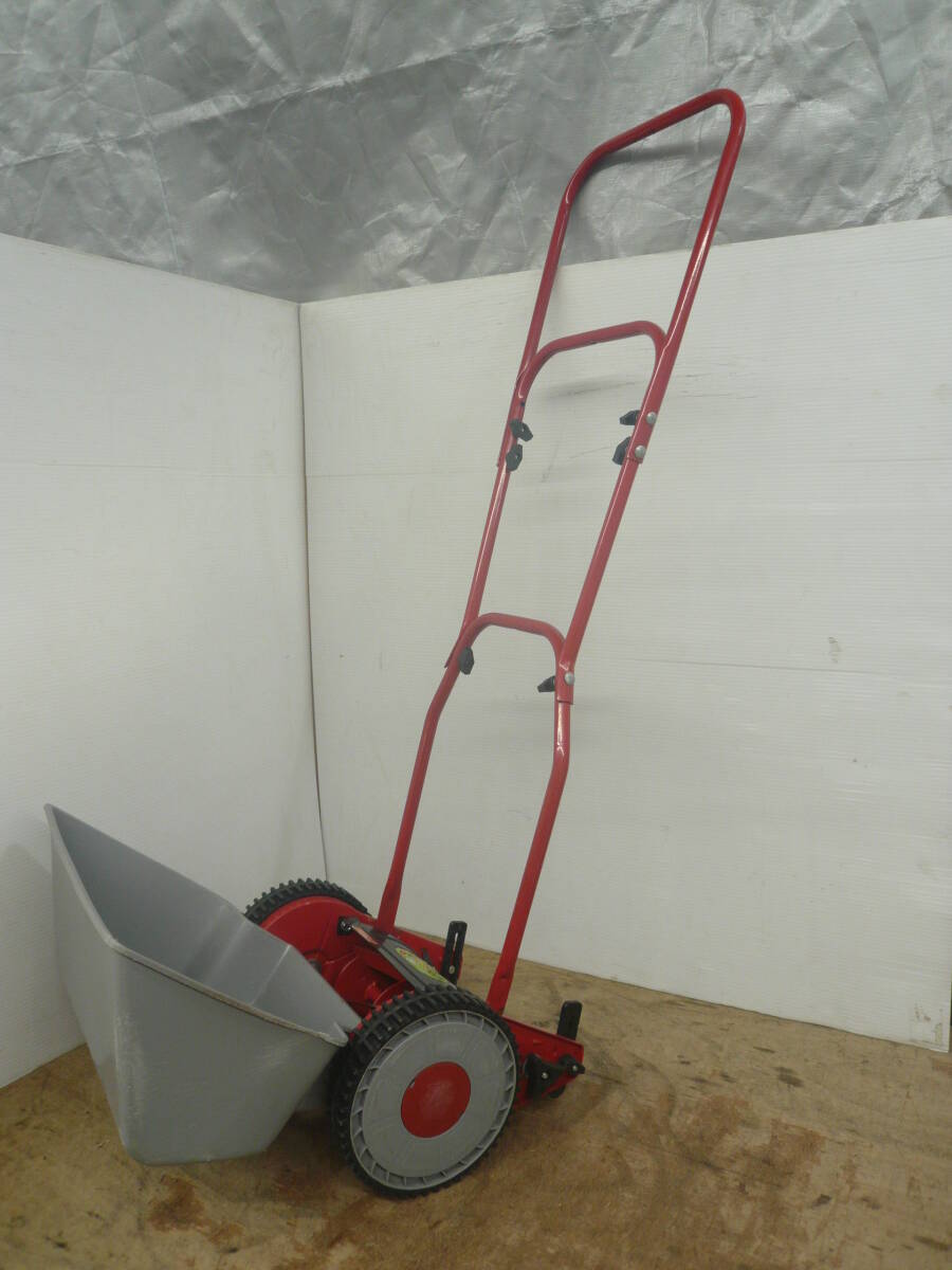 ♪ 山善 YAMAZEN ヤマゼン 刈る刈るモア 手動芝刈機 KKM-200 刈込幅200mm 送料は説明欄※現状品扱い ■120拍卖