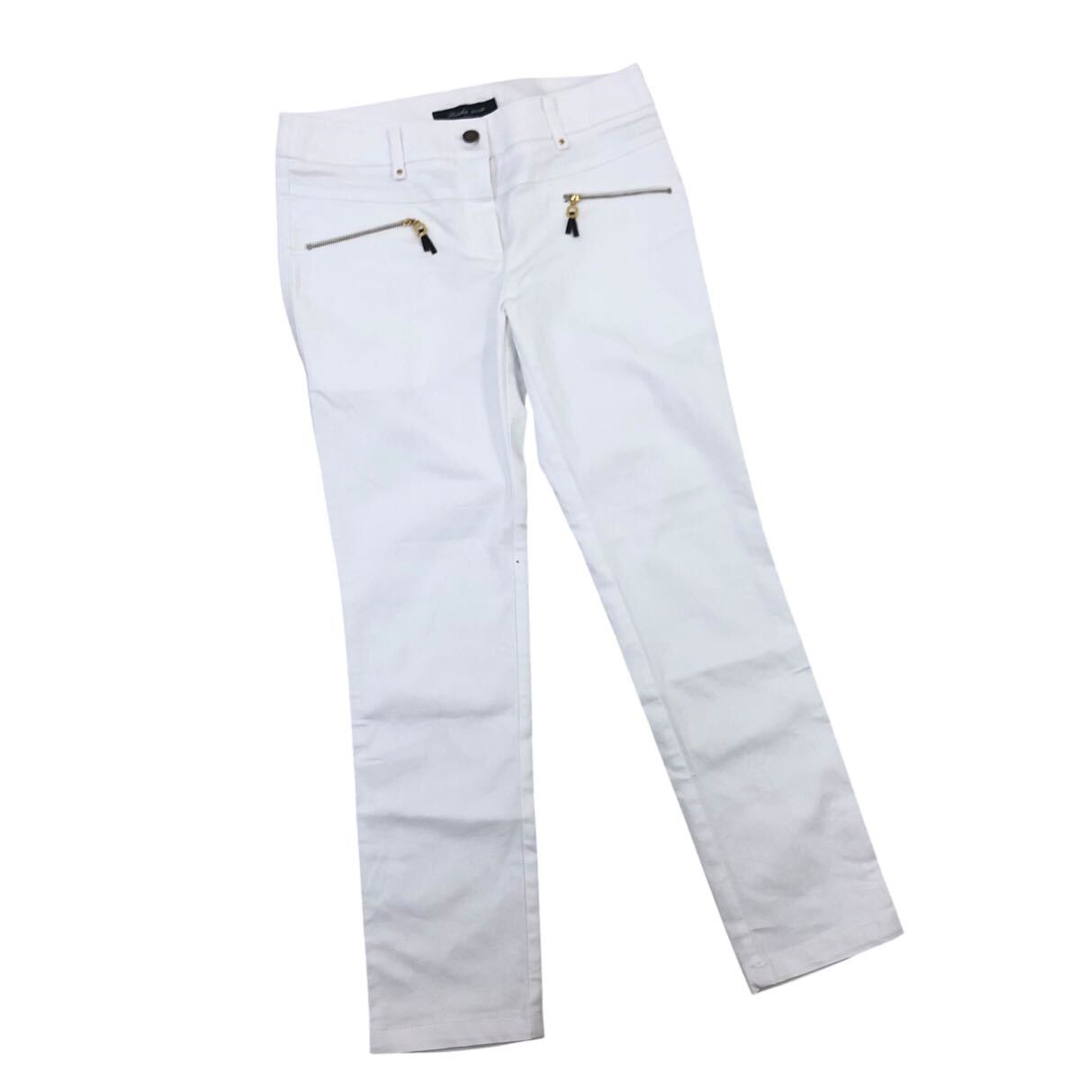 11Nm334-79 大きいサイズ Riahn avoir golf リアンアヴォル ゴルフ ストレッチ パンツ ボトムス ゴルフウェア ホワイト レディース 42拍卖