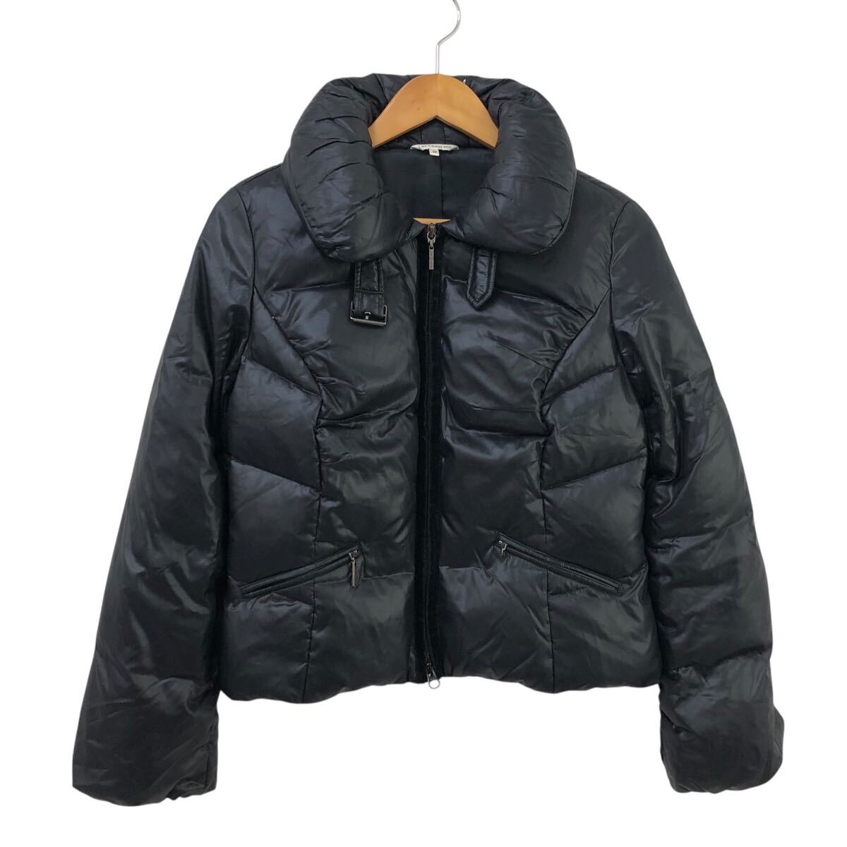 11m681-40 Lui Chantant ルイシャンタン ダウン 80% ダウンジャケット ジャケット 上着 羽織り アウター ブラック 黒 レディース 38拍卖