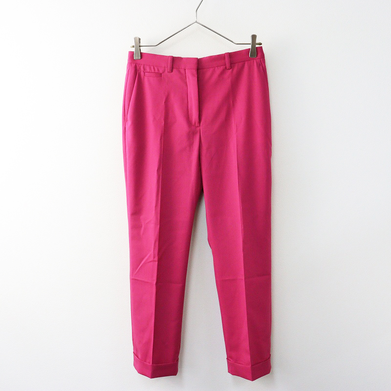 良品 フランス製 2019年 エルメス HERMES トロピカルウール トラウザーズパンツ 34 フーシャピンク┃レディース//【2400014670745】拍卖