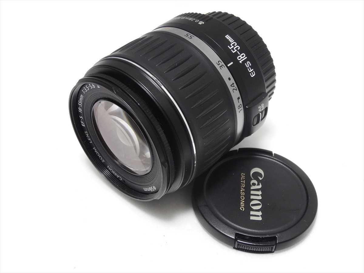 美品 Canon 純正 レンズ Canon EF-S 18-55mm 3.5-5.6 Ⅱ USM キヤノン ズーム レンズ 光学美品 送料660円 631 拍卖