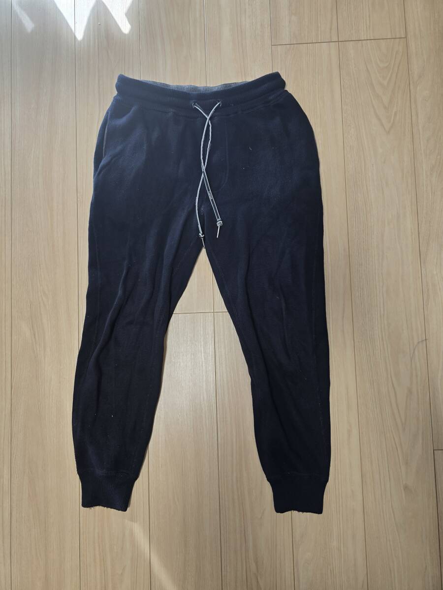 美品 Cruciani クルチアーニ ダブルフェイス コットン スエット パンツ ネイビー 紺 ストラスブルゴ購入 44 S M拍卖