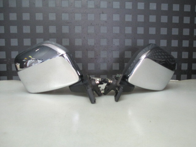 #1711 L150S ムーヴ 左右ドアミラー カラーコード:(メッキ)電動格納作動点検済み★拍卖