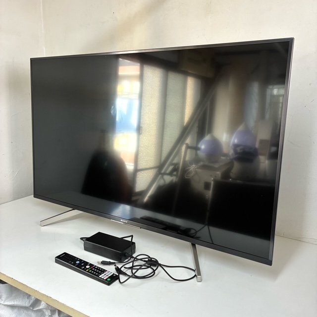 SONY BRAVIA 49インチ 4K液晶スマートテレビ KJ-49X8500F 2018年製 液晶ワケ有り ジャンク 現状品 引取り歓迎(横浜市) digjunkmarket拍卖
