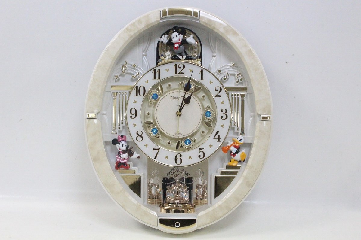 SEIKO セイコー Disney FW580W ディズニータイム ミッキー&フレンズ からくり時計 電波時計 壁掛け アナログ 11-K069/1/160拍卖