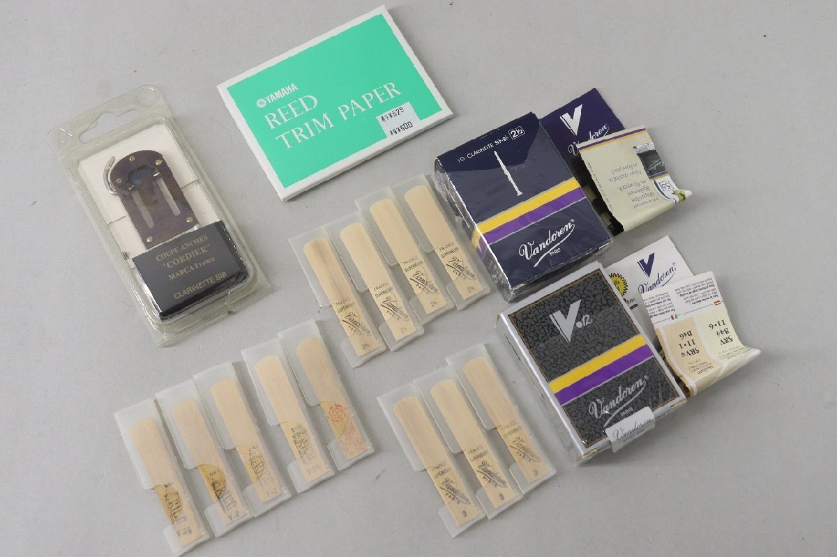 クラリネット リード バンドレンなど リードカッター付属 2 1/2 3 1 1/2 11-C078/1/060拍卖