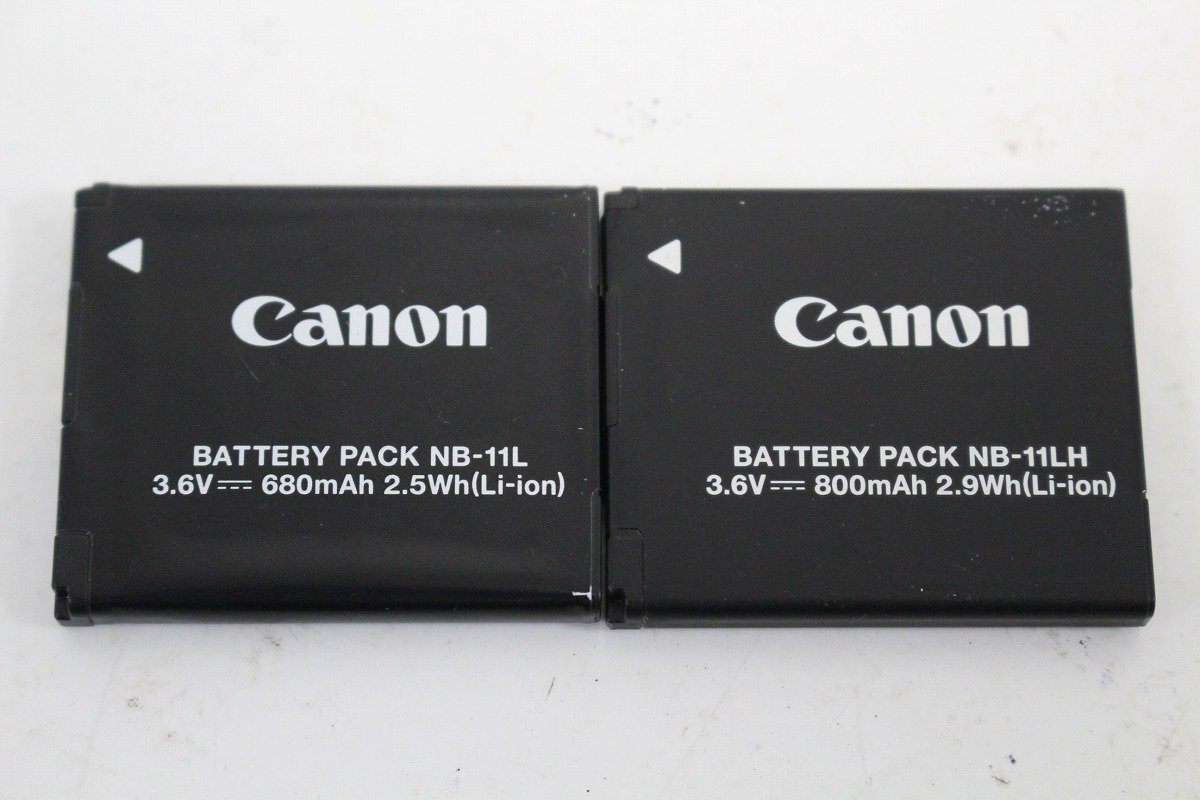 Canon キャノン NB-11L 純正電池パック バッテリー カメラ コンデジ 充電可能 電圧測定済み 二個セット ③ 11-G032/1/60L拍卖