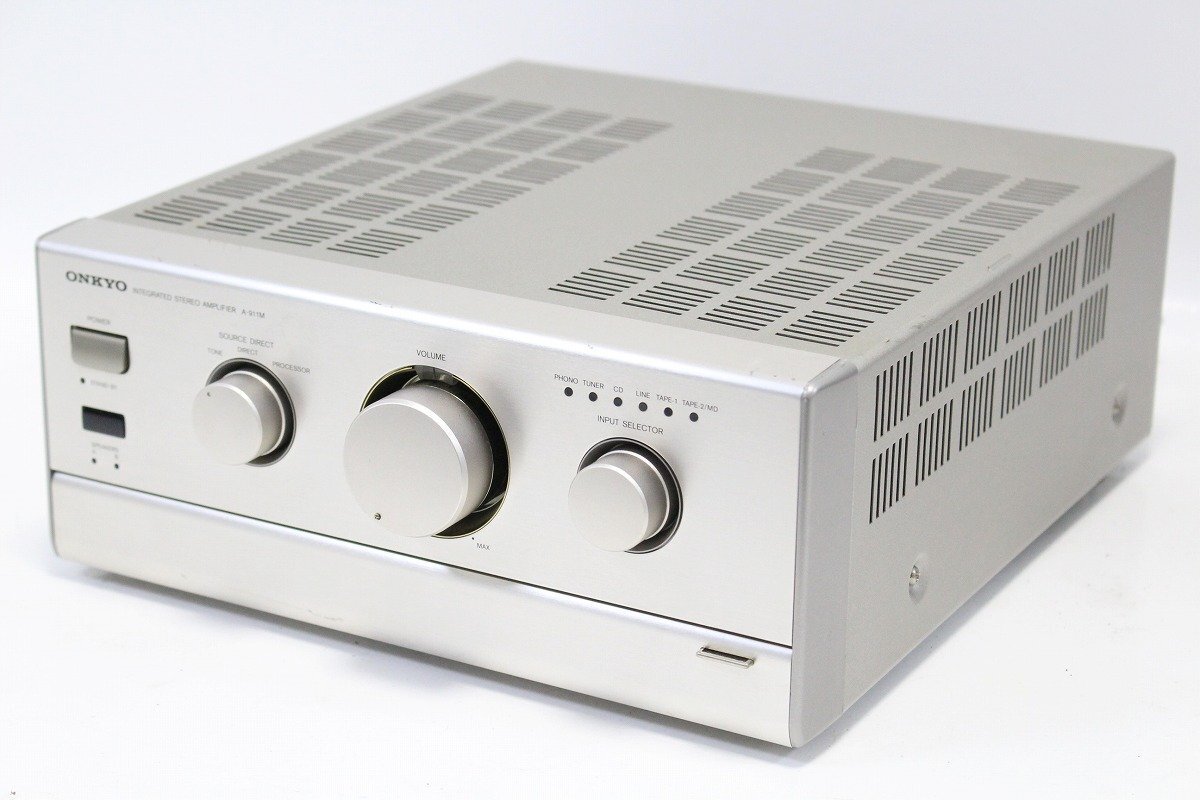 音出し確認済み ONKYO オンキョー A-911M プリメインアンプ ステレオアンプ オーディオ機器 11-G049X/1/100拍卖