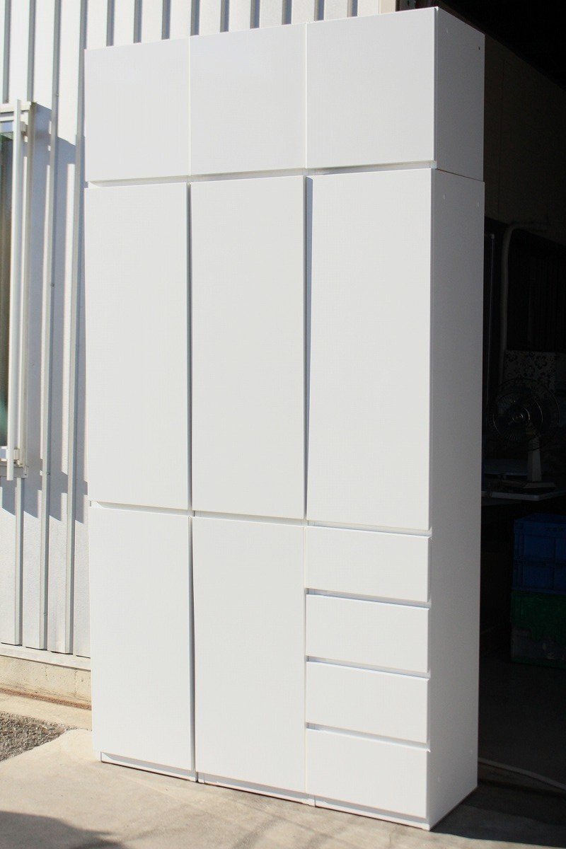 【藤沢市 直引歓迎】 ニトリ キャビネット 上置セット PORTE ポルテ 40U-R 40U-L 40DH-R 40DD-R 40DD-L 11-E008Z拍卖