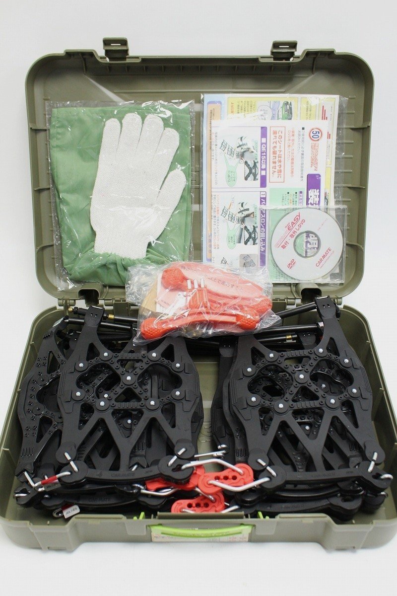 未使用 BIATHLON バイアスロン Quick EASY クイックイージー QE4 非金属タイヤチェーン QE100 オプション付き 11-E075Z/1/160拍卖