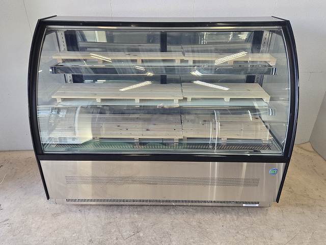 JCM 対面冷蔵ショーケース RITS-219T 中古 4ヶ月保証 2021年製 単相100V 幅1500x奥行680 ※備考欄必読 厨房【無限堂愛知店】拍卖