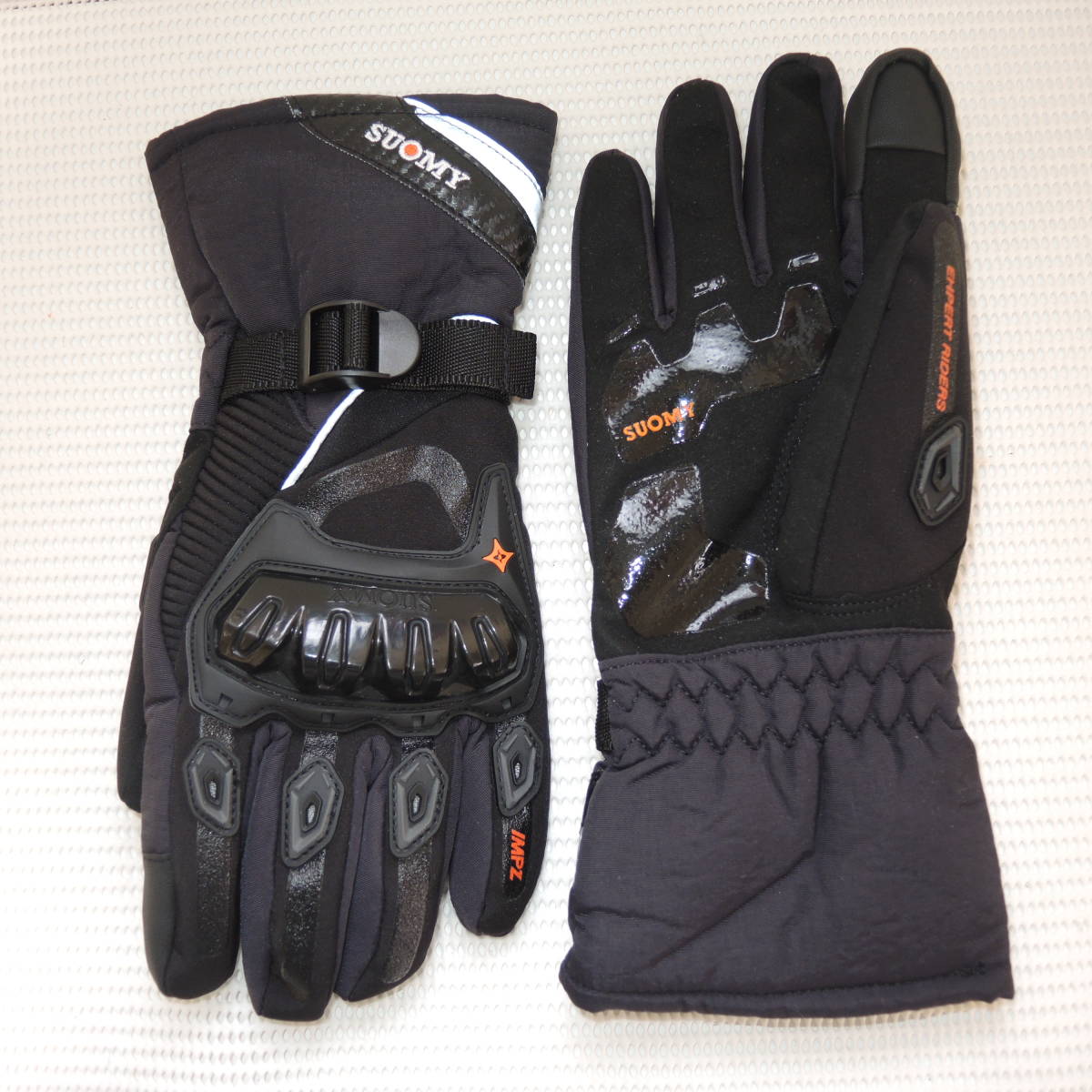 【秋冬用】SUOMYウインターグローブ Lサイズ プロテクター付き 防寒防水 冬用拍卖