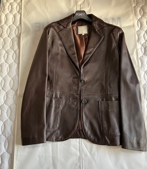 シップス SHIPS 羊革ジャケット Sサイズ ブラウン拍卖