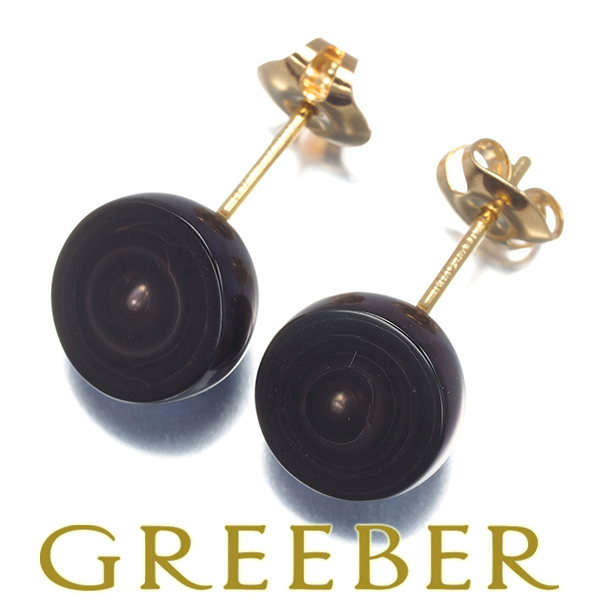 TASAKI タサキ ピアス パール 真珠 10.0mm/10.2mm スライスド M/G K18YG 保証書BLJ拍卖